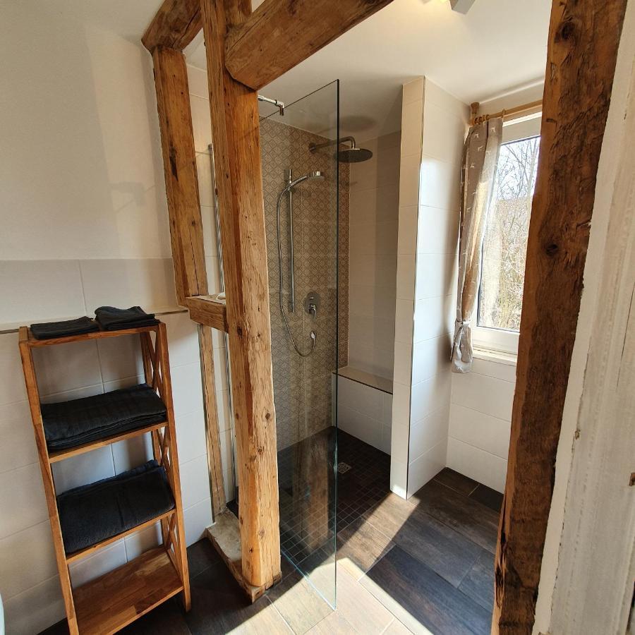 Alte Backstube - Ferienwohnung Hüttenstube und Ferienzimmer Auszeit Erkenbrechtsweiler Exterior foto